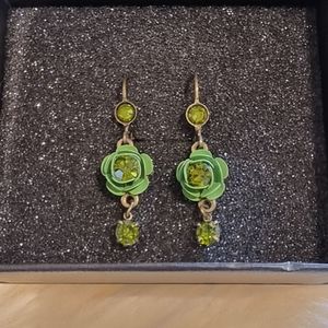 Michal Negrin Green Earrings